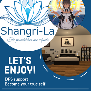 （無料）VRChat「Shangri-La Public DPS inside」ワールドポスター