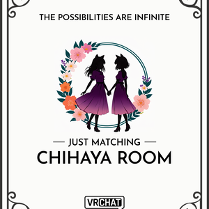 （無料）VRChat「Just Matching Chihaya Room」ワールドポスター