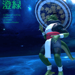VRChat想定アバター　澄緑(ChouRyoku)