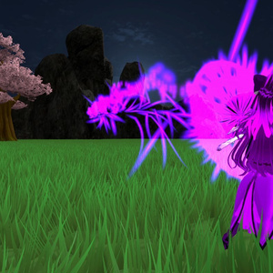 【Unity/VRChat】Abyss Bow (Effects+Dummy Avatar SDK3.0+Sound on Collision Setup)