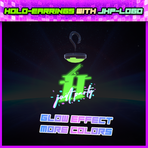 Holo-Earrings with Just H Party Glow [All Avatars] - PhysBones - Glow