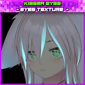 [KissMa] - Eye Texture with Emission Texture [Green]