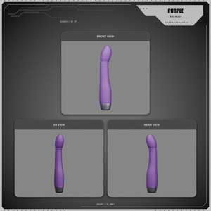 [TOY] PURPLE-BUDDY | VRChat PC | SPS2・PhysBone対応 3Dモデル