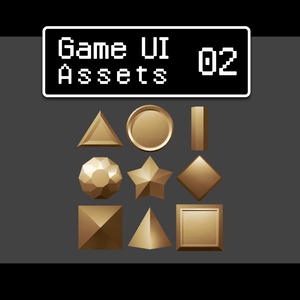 ゲーム制作向けUI素材集02 22ファイル　商用利用可
