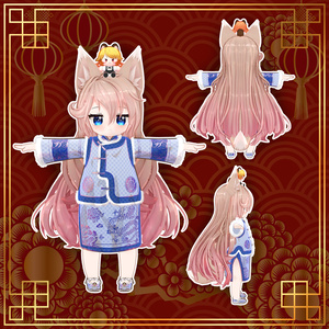 【15アバター対応】新年のチャイナドレス 缩略图 9
