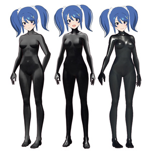 【Vroid】3種類の全身ラテックススーツのテクスチャー 3 full-body latex suit textures