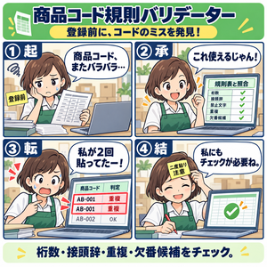 商品コード規則バリデーター / Product Code Rule Validator