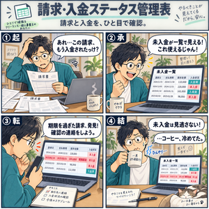 請求・入金ステータス管理表 / Invoice and Payment Status Tracker