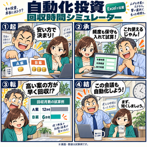 自動化投資 回収時間シミュレーター / Automation Investment Payback Period Simulator