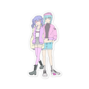 ゆみゆずステッカー