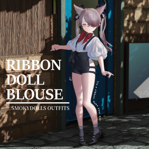 【Ribbon Doll Blouse】ヴィンテージドールコーデ【11アバター対応】