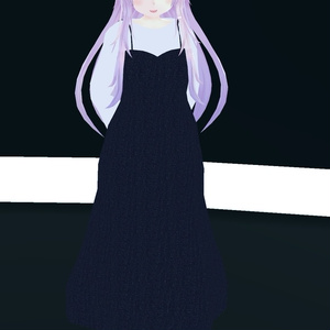 【VRChat想定】デニムワンピ【現時点8アバター対応】 缩略图 5