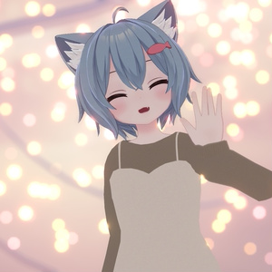 【VRChat想定】デニムワンピ【現時点8アバター対応】 缩略图 3