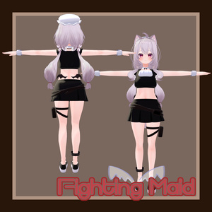 【VRChat想定】Fighting Maid 缩略图 2