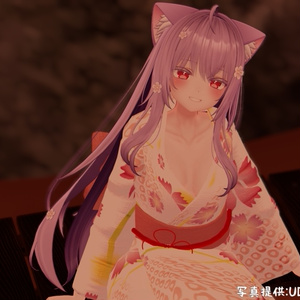 裏:夜桜繚乱【VRChat向浴衣/ギミック付】 缩略图 4