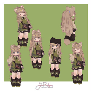 ポニフェルテ Ponyfelta【HairStyle/キプフェル専用/VRChat想定】 缩略图 2