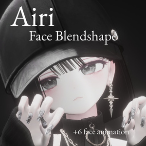 【愛莉-Airi】Face Blendshape + 6 Face Animation