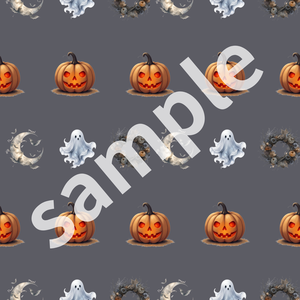 【ハロウィン┃シームレス背景】2枚セット