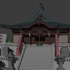 【クリスタ３D素材】命蓮寺