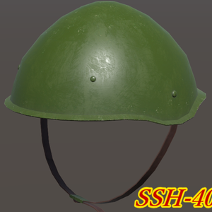 【VRChat想定】 ソビエト軍ヘルメット　SSH-40
