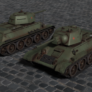 T-34 1942年型 3Dモデル