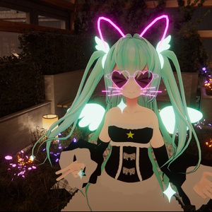 【VRchat向け】Neon Accessories【3Dモデル】