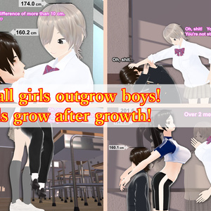 Outgrowing only girls, Overtake boys, Growth sound. Bullied girl Arc (pdf, jpg, mp4)