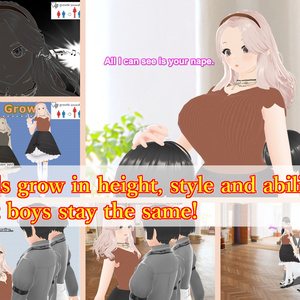 Outgrowing only girls, Overtake boys, Growth sound. Mademoiselle Arc (pdf, jpg, mp4)
