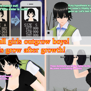 Outgrowing only girls, Overtake boys, Stat building game App Arc (pdf, jpg, mp4)