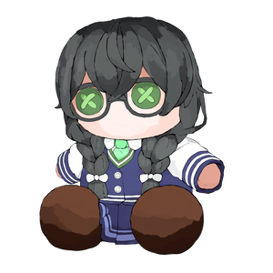 ぬいぐるみ風花隈千冬さん立ち絵
