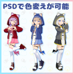 〔オリジナル３Dモデル〕『Somali（ソマリ）』　【猫耳少女】 缩略图 8