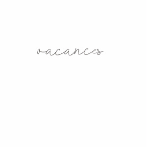 vacances