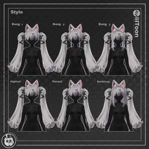 [9Avatars] Daily change twintail, 日替わりツインテール 缩略图 6