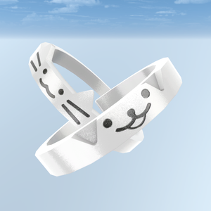 [VRCHAT] Cat&Dog Ring/猫と犬のカップルリング