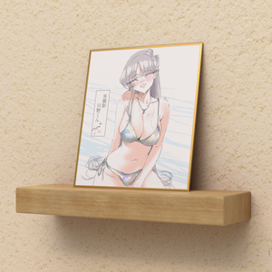 昼寝初原画展『ナマ漫』使用済みペン先付き直筆サイン入りイラスト