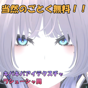 ラシューシャ用アイテクスチャ【キパキパ】