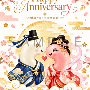 Japanese Greeting Card Set 10｜Wedding・Love・Birthday・Thank You