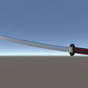 （無料配布）VRchat 日本刀/katana FBXprefab同梱 缩略图 4