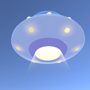 【公開記念セール中】あなたのそばをふわふわ漂う追従UFO(ウチュウジン)【VRChat想定】 缩略图 5