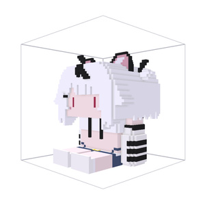 【無料】ボクセル人形「ちとちゃん」 缩略图 3