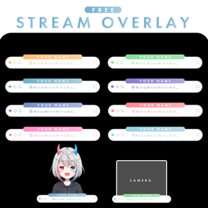 【フリー素材】FPSにも使える！StreamOverlay