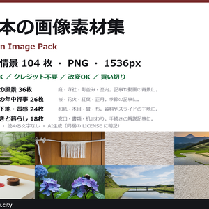 日本の画像素材集 104枚｜商用OK・クレジット不要・人物なし