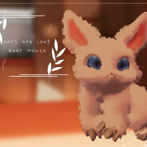 Miminagakumanezumi [Tracking pet with reaction gimmick] [VRC].