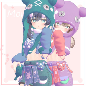かいぶつちゃんの服【マヌカ対応】【桔梗対応】【VRC】 缩略图 4