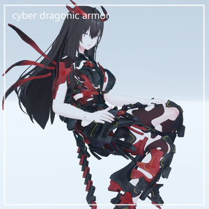 cyber dragonic armor【VRC】【5アバター対応】 缩略图 9