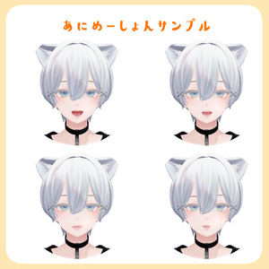 【VRC】動く！森羅用表情アニメーション(25種類) 缩略图 5