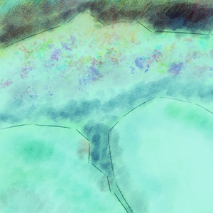 氷塊の奥で