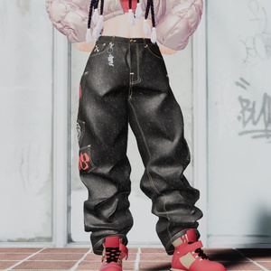 【3D衣装】Multi Pocket Rigid Jeans & Short Boots SET 缩略图 14