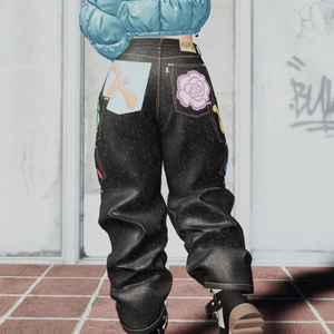 【3D衣装】Multi Pocket Rigid Jeans & Short Boots SET 缩略图 11