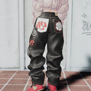 【3D衣装】Multi Pocket Rigid Jeans & Short Boots SET 缩略图 15